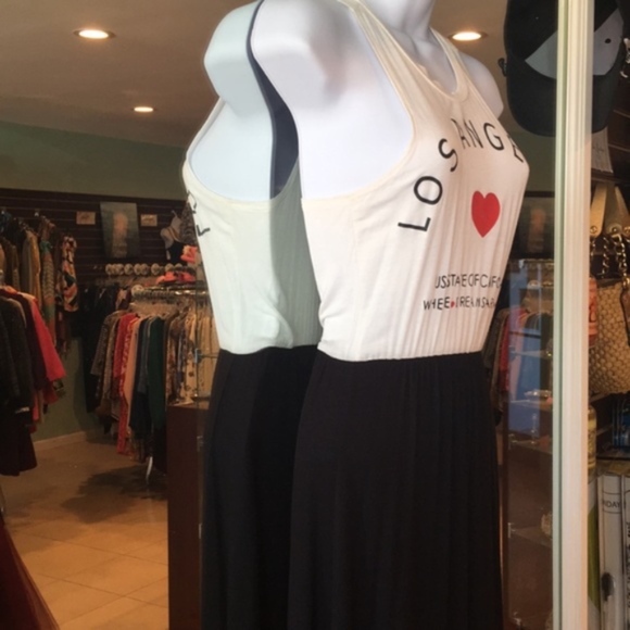 Dresses & Skirts - LA Racerback Maxi Dress Women's Small Heart Dreams